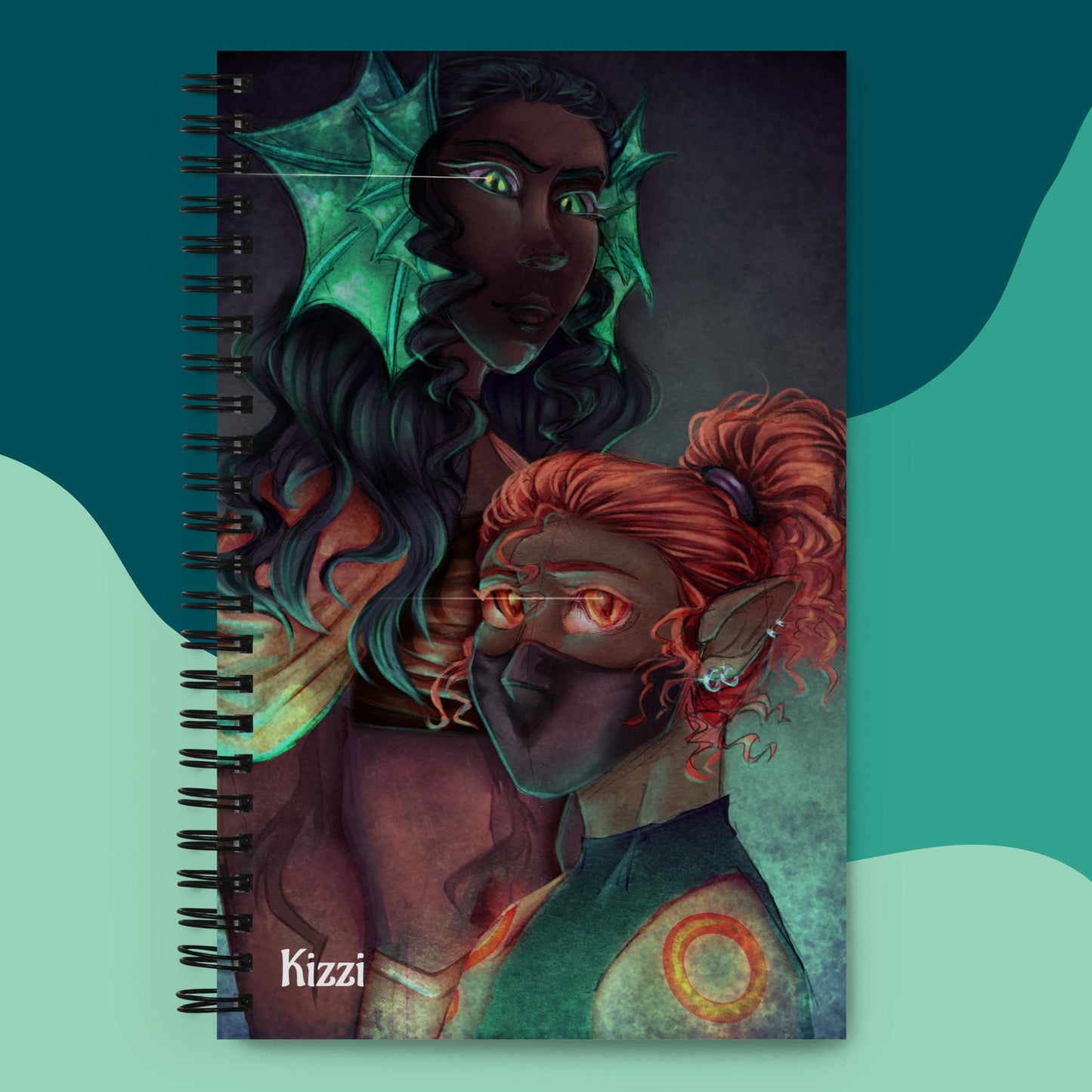 Cassadaya & Montavious Spiral notebook