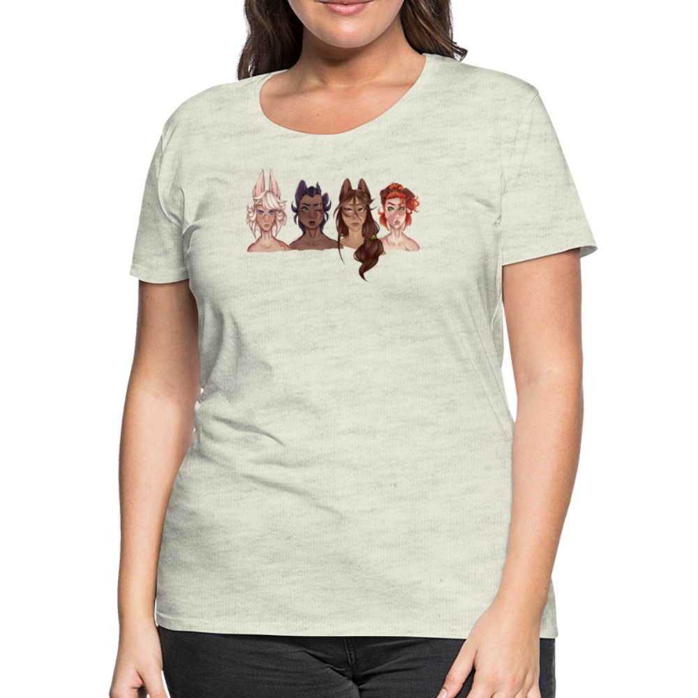 Women’s Premium T-Shirt - heather oatmeal