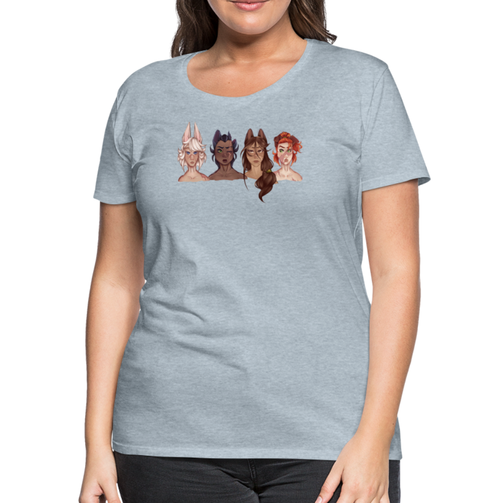 Women’s Premium T-Shirt - heather ice blue
