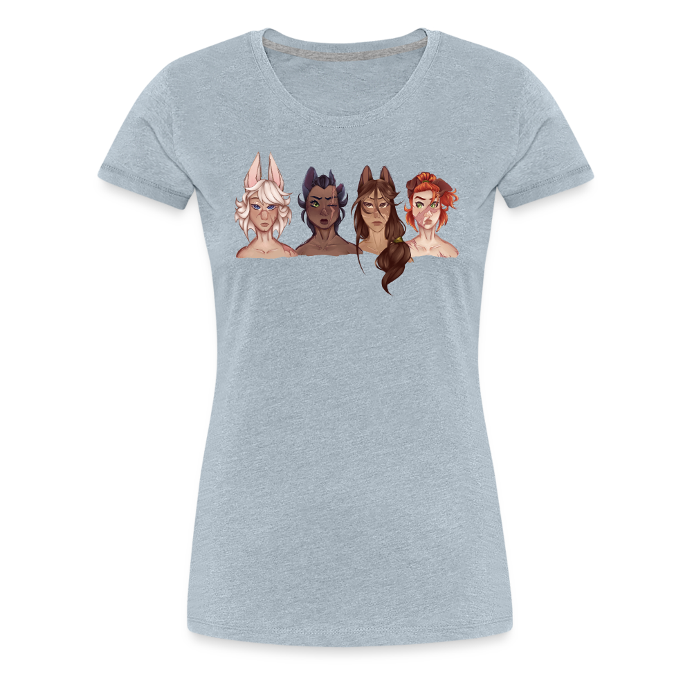 Women’s Premium T-Shirt - heather ice blue