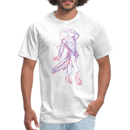 Duotone Sketch Unisex Classic T-Shirt - light heather gray